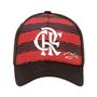 Imagem de Boné Flamengo SuperCap Zico Aba Curva Listrado Oficial