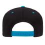 Imagem de Boné Flex Fit Bicolor Básico Snapback Unissex - Preto e Azul