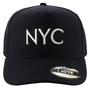 Imagem de Boné Hype Nyc Preto Aba Curva Aberto Com Ajuste Atrás