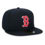 Imagem de Bone New Era 59FIFTY Aba Reta MLB Boston Red Sox Aba Reta Fitted Preto