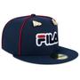 Imagem de Bone New Era 59FIFTY Fitted Colaboracao New Era x Fila