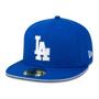 Imagem de Bone New Era 59FIFTY MLB Los Angeles Dodgers Core Aba Reta Azul Aba Reta Fitted Azul