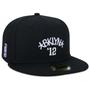 Imagem de Bone New Era 59FIFTY NBA Brooklyn Nets Core Fitted Aba Reta Aba Reta Fitted Preto