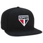 Imagem de Bone New Era 9FIFTY Original Fit Snapback Aba Reta Futebol Sao Paulo Aba Reta Snapback Preto