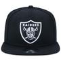 Imagem de Bone New Era 9FIFTY Original Fit Snapback NFL Las Vegas Raiders Aba Reta Preto Aba Reta Snapback Preto