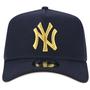 Imagem de Bone New Era 9FORTY A-Frame Snapback MLB New York Yankees Aba Curva Azul Marinho Aba Curva Snapback Marinho