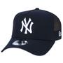 Imagem de Boné  New Era 9FORTY A-Frame Trucker Snapback MLB New York Yankees Aba Curva Cáqui