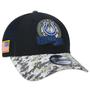 Imagem de Bone New Era 9FORTY Indianapolis Colts Salute To Service 2022 Trucker Aba Curva Aba Curva Snapback Preto