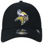 Imagem de Bone New Era 9FORTY Snapback NFL Minnesota Vikings Aba Curva Roxo Aba Curva Snapback Preto