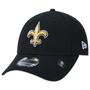 Imagem de Bone New Era 9FORTY Snapback NFL New Orleans Saints Aba Curva Preto Aba Curva Snapback Preto