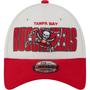 Imagem de Bone New Era 9FORTY Tampa Bay Buccaneers NFL Draft 2023 Aba Curva Snapback Cinza