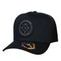 Imagem de Boné Overking Aba Curva Trucker Patch Preto Preto