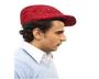 Imagem de Boné plano Cabbie Hat Dress Up America Sequin Newsboy vermelho