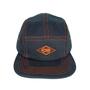 Imagem de Boné Pony Five Panel Aba Fléxivel Risca de giz Preto 106