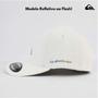Imagem de Boné Quiksilver Flexfit Gradient Logo Signature White P