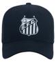 Imagem de Boné santos silk frontal e lateral preto supercap