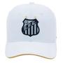 Imagem de Boné Santos SuperCap Branco Bordado Frontal Aba Curva - Oficial