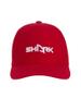 Imagem de Boné Shark Com Tiras Autocolantes Vermelho Com Detalhe Branco