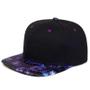 Imagem de Boné Snapback Ajustável Starry Sky - Chapéu Plano para Hip Hop e Sol