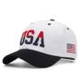 Imagem de Boné Snapback Unissex com Bordado da Bandeira Americana - Estilo Fastball