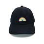 Imagem de Boné Strapback Baseball Preto Lgbt Arco-Íris Original Côrte