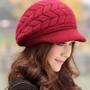 Imagem de Boné Touca Gorro Chapéu de Lã Forrado Inverno Malha Feminino