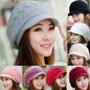 Imagem de Boné Touca Gorro Chapéu de Lã Forrado Inverno Malha Feminino