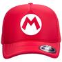 Imagem de Boné Trucker Com Telinha Ajuste Snapback Mario