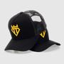 Imagem de Boné Trucker Preto Com Amarelo Diamond Original Qualidade