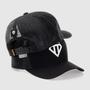 Imagem de Boné Trucker Preto Com Branco Diamond Original Qualidade