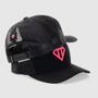 Imagem de Boné Trucker Preto E Pink Diamond Trendboys Original