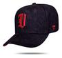 Imagem de Boné Vlid Store Aba Curva Snapback Suede Logo Couro Diamante