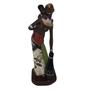 Imagem de Boneca Africana Estatueta Mulher Negra com Filho Enfeite Decorativo Resina 25cm - 15752