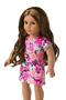 Imagem de Boneca American Girl Truly Me de 18 polegadas 117 com vestido de camiseta