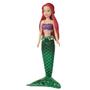 Imagem de Boneca Ariel Princesa Disney Pequena Sereia Articulada 82Cm