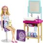 Imagem de Boneca Articulada Barbie Com Pet - Playset Dia de Spa - Self-Care - Mattel - HCM82