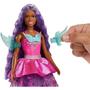 Imagem de Boneca Articulada Barbie Um Toque de Magia - Negra Com Pet - Brooklyn Roberts - Netflix - Mattel - HLC33