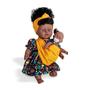 Imagem de Boneca Ayana Afro Mãe e Filha 38cm Adjomar