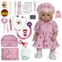 Imagem de Boneca Baby Alive 100% Silicone Realista Bolsa Maternidade