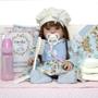 Imagem de Boneca Baby Alive Azul Linda Cabelo Castanho e Acessórios
