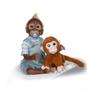 Imagem de Boneca Baby Monkey Wokex Barn Leksaker Menina recém-nascida 52 cm