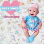 Imagem de Boneca Baby Ninos Come e Faz Caquinha Faz Cocozinho Hora do Lanche Em Vinil 37,5cm Cotiplás