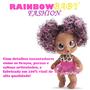 Imagem de Boneca Baby Rainbow Fashion Negra Com Acessórios Bambola