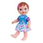 Imagem de Boneca Babys Collection Faz Xixi Bebe Morena Super Toys 467