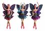 Imagem de Boneca Bailarina Azul Fada Com Asas Ballet Articulada 30cm