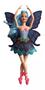 Imagem de Boneca Bailarina Azul Fada Com Asas Ballet Articulada 30cm