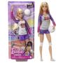 Imagem de Boneca Barbie Articulada Feita Para Mexer Jogadora de Voleibol Loira  Edição Barbie Esportes  Mattel  HKT71