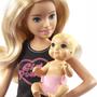 Imagem de Boneca Barbie Babá com Bebê e Acessórios - 9 Polegadas - 3 a 7 Anos