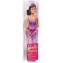 Imagem de Boneca Barbie Bailarina Morena Com Vestido Roxo Mattel Dhm41
