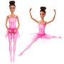 Imagem de Boneca Barbie Bailarina Morena Pink 30Cm 3+ Mattel